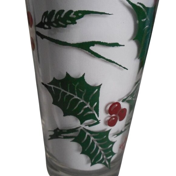 MCM Peanut Butter Drinking Juice Glass Tumbler Holly Estate find 5" #12 - Picture 6 of 6